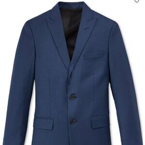 Calvin Klein Big Boys Slim-Fit Infinite Stretch Suit Jacket Size 10 Blue